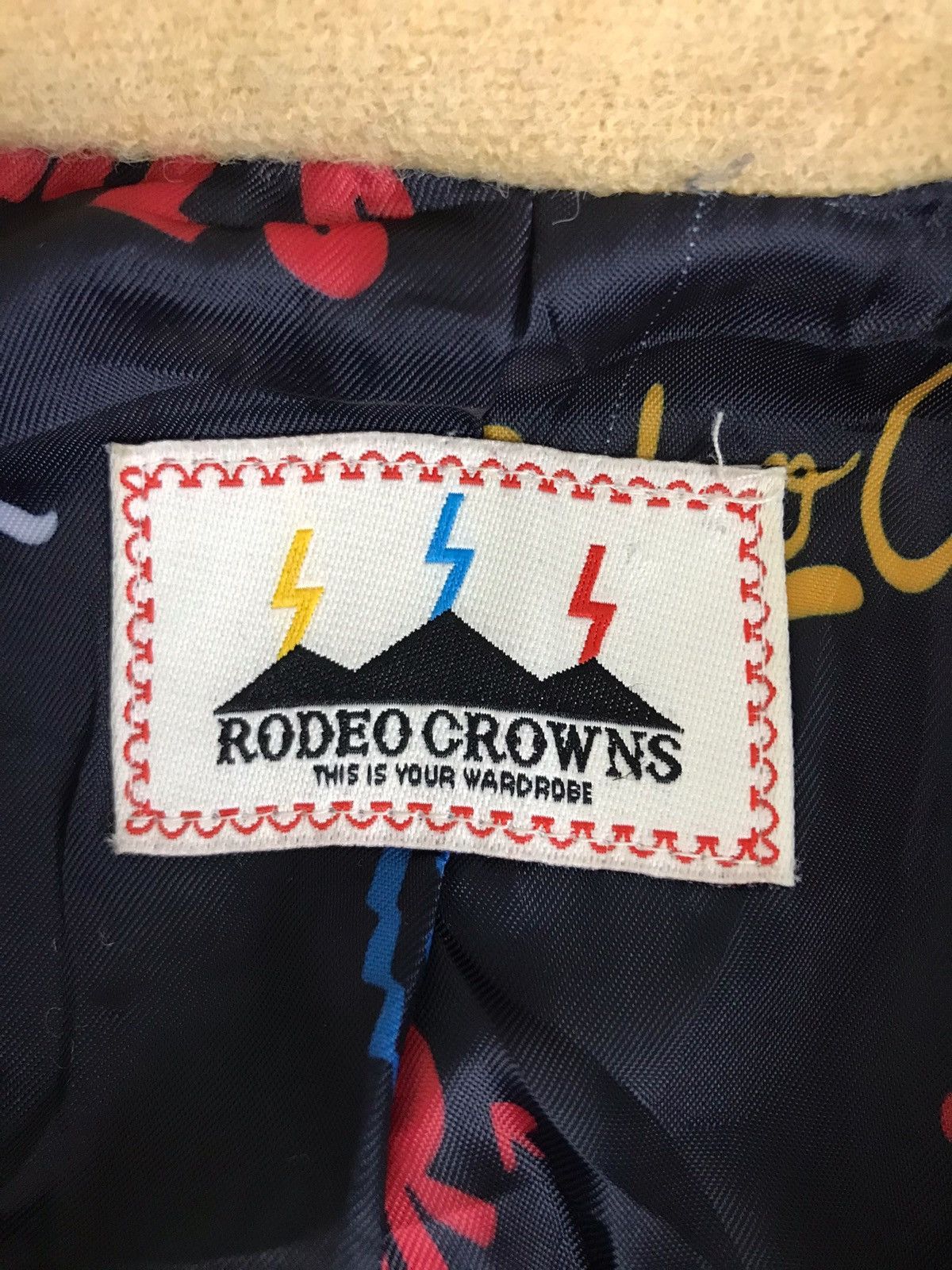 Japanese Brand RODEO CROWN Japanese Brand Overprint Wool Coat Size US S / EU 44-46 / 1 - 4 Thumbnail