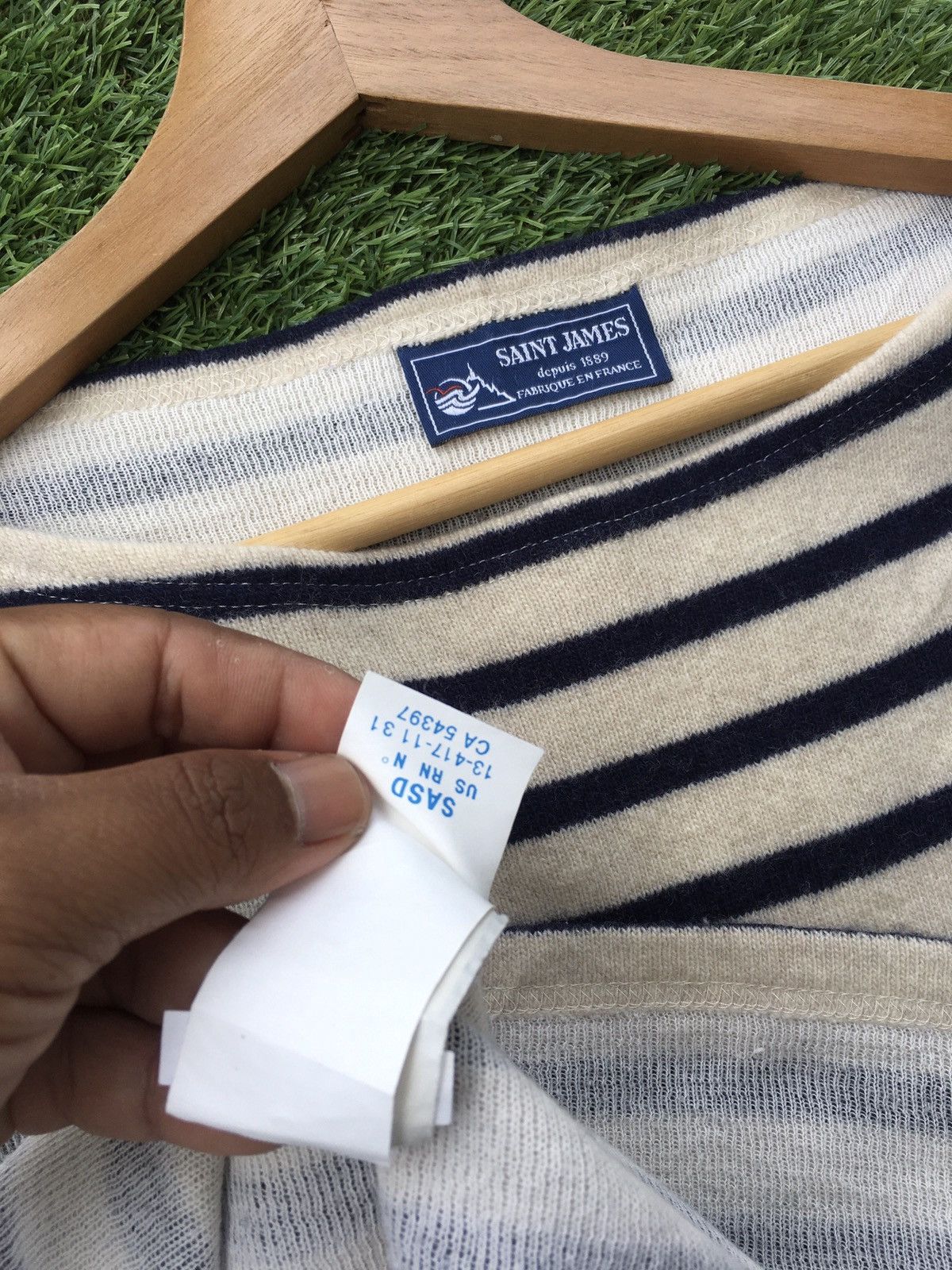 Saint James Rare Vintage Saint James Stripes Sweater Size US M / EU 48-50 / 2 - 12 Thumbnail