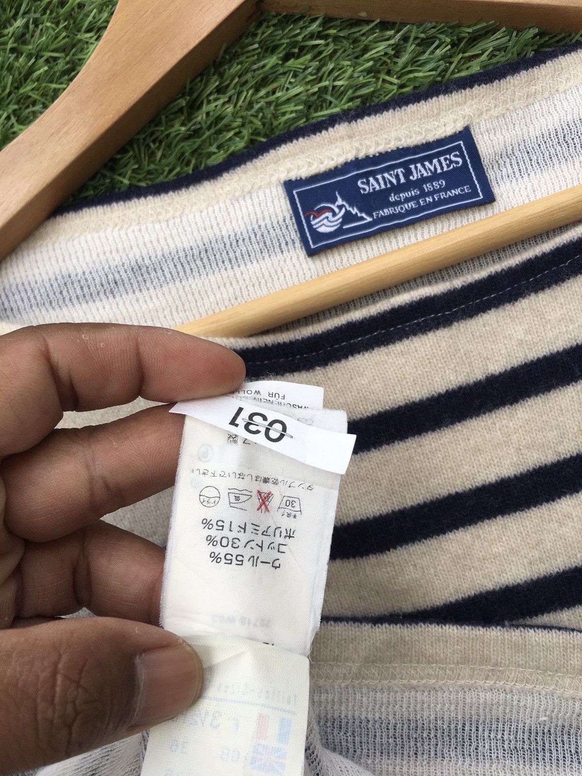 Saint James Rare Vintage Saint James Stripes Sweater Size US M / EU 48-50 / 2 - 10 Thumbnail