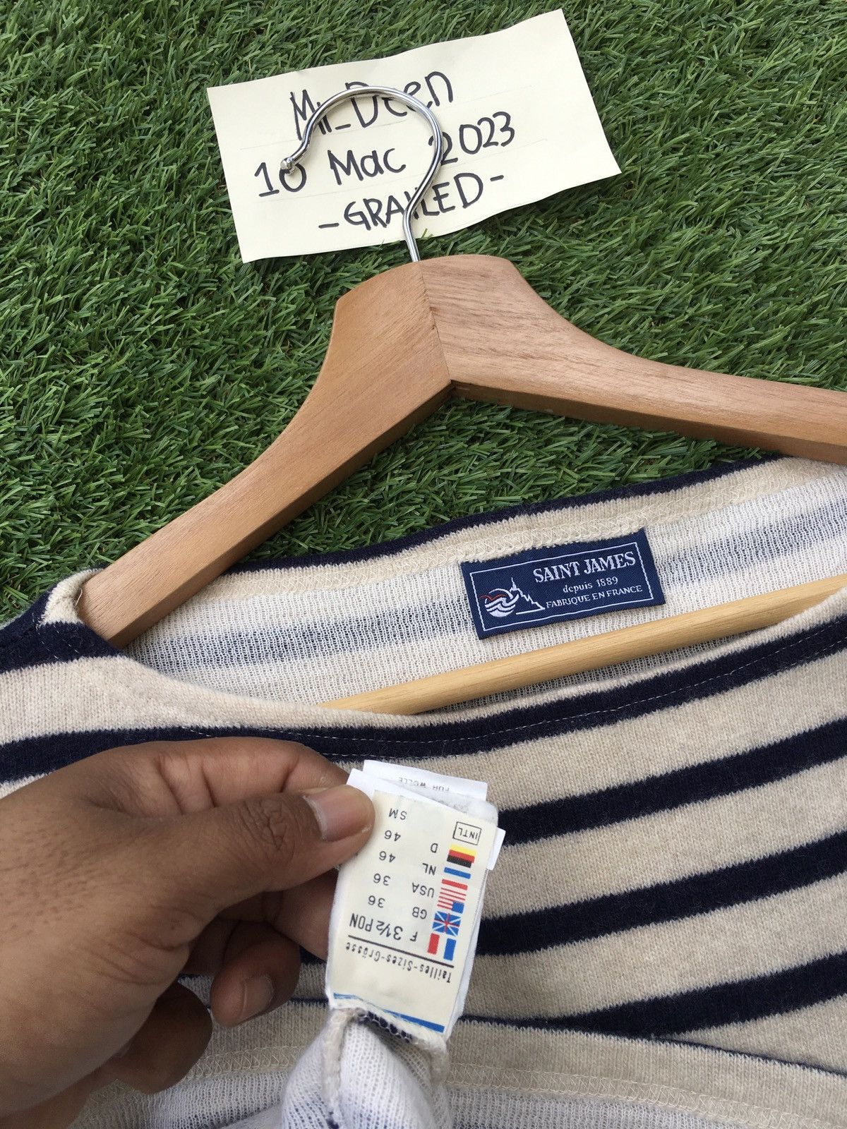 Saint James Rare Vintage Saint James Stripes Sweater Size US M / EU 48-50 / 2 - 8 Thumbnail