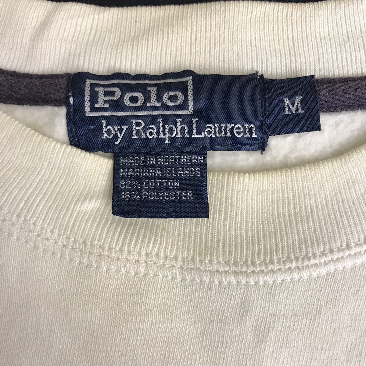 Polo Ralph Lauren POLO By RALPH LAUREN RL Small Pony White Sweatshirt Size US M / EU 48-50 / 2 - 3 Thumbnail