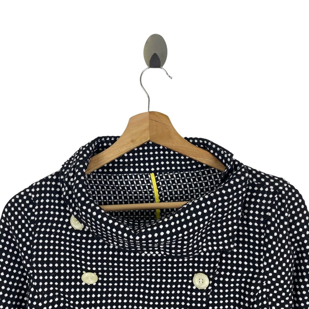 Japanese Brand MIOK Japanese Brand Check Tartan Wool Tweed Coat Size XS / US 0-2 / IT 36-38 - 2 Thumbnail