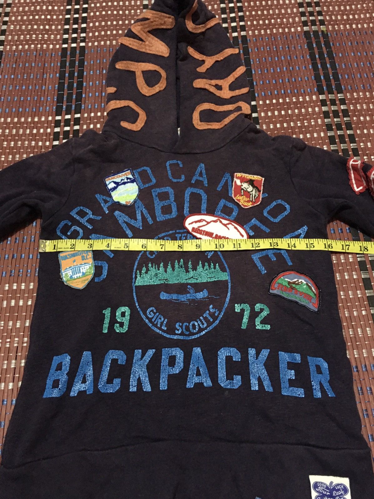 Grand Slam × Japanese Brand Japanese Brand Gotham Wear by Grand Slam Patchwork Hoodie Size US S / EU 44-46 / 1 - 12 Thumbnail