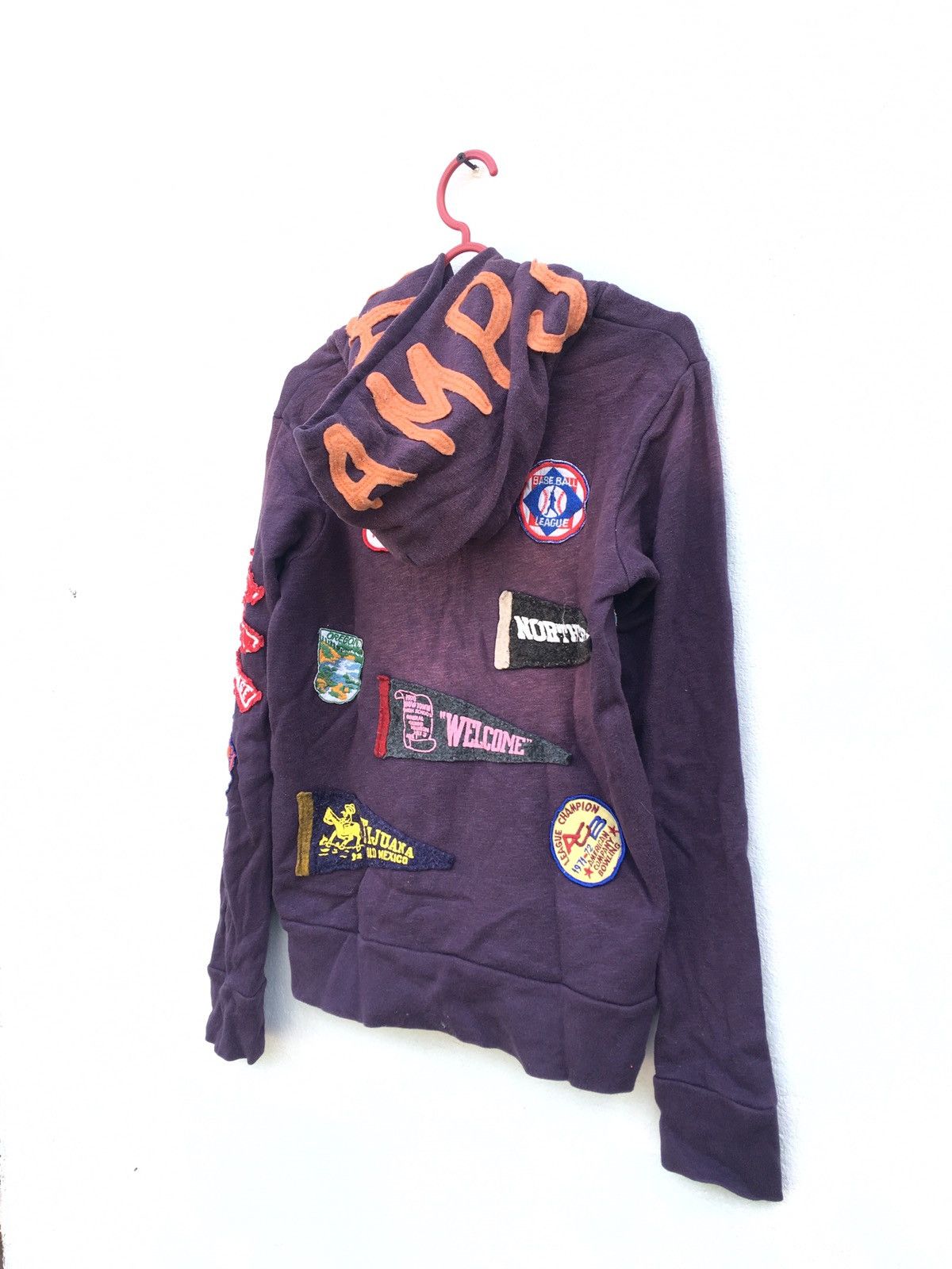 Grand Slam × Japanese Brand Japanese Brand Gotham Wear by Grand Slam Patchwork Hoodie Size US S / EU 44-46 / 1 - 5 Thumbnail