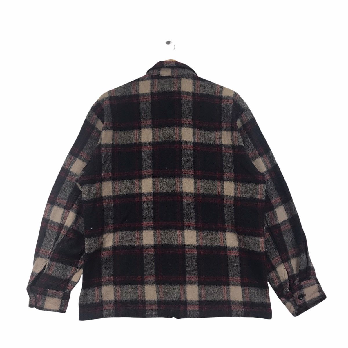 Vintage FLYING SCOTSMAN Outdoor Fishing Flannel Wool Jacket Size US M / EU 48-50 / 2 - 7 Thumbnail