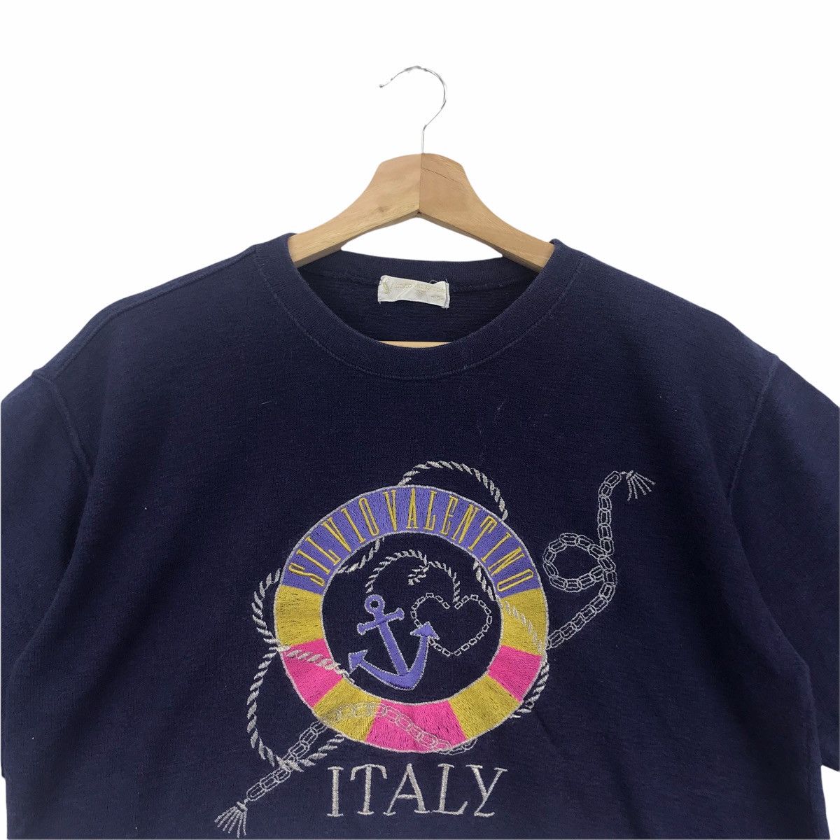 Other SILVIO VALENTINO ITALY Sailor Italy Designer Sweatshirt Size US S / EU 44-46 / 1 - 2 Thumbnail