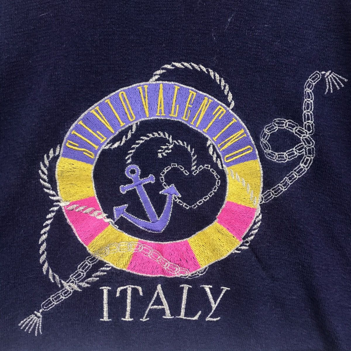 Other SILVIO VALENTINO ITALY Sailor Italy Designer Sweatshirt Size US S / EU 44-46 / 1 - 4 Thumbnail