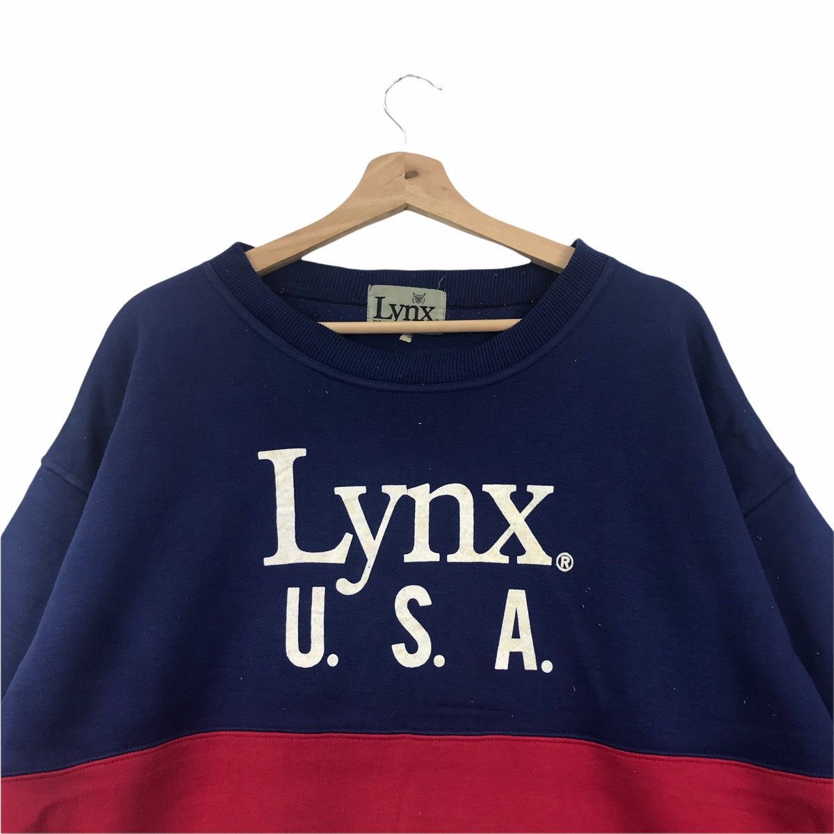 Vintage LYNX USA California University Sport Wear Sweatshirt Size US XL / EU 56 / 4 - 2 Thumbnail