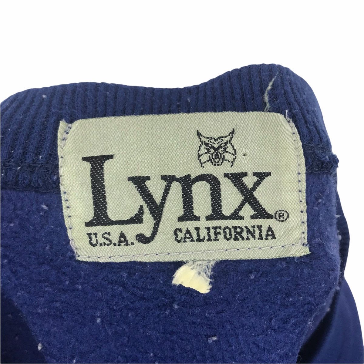 Vintage LYNX USA California University Sport Wear Sweatshirt Size US XL / EU 56 / 4 - 4 Thumbnail