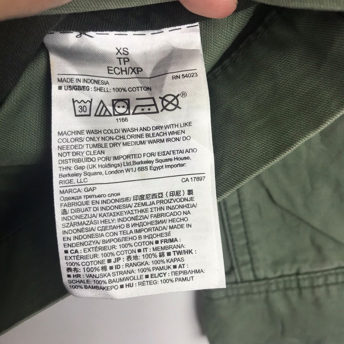 Gap GAP Designer Green Army Jacket Parka Size US XS / EU 42 / 0 - 4 Thumbnail