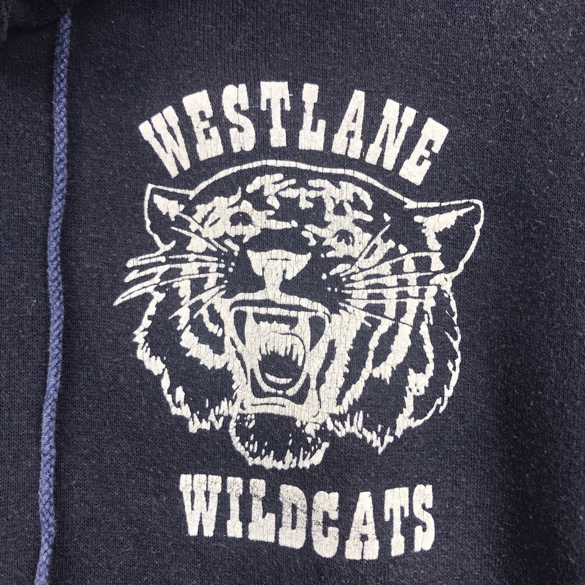 Russell Athletic Vintage 80s WESTLANE WILDCATS High School University Hoodie Size US L / EU 52-54 / 3 - 3 Thumbnail