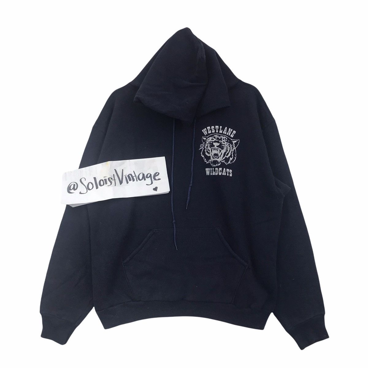 Russell Athletic Vintage 80s WESTLANE WILDCATS High School University Hoodie Size US L / EU 52-54 / 3 - 1 Thumbnail