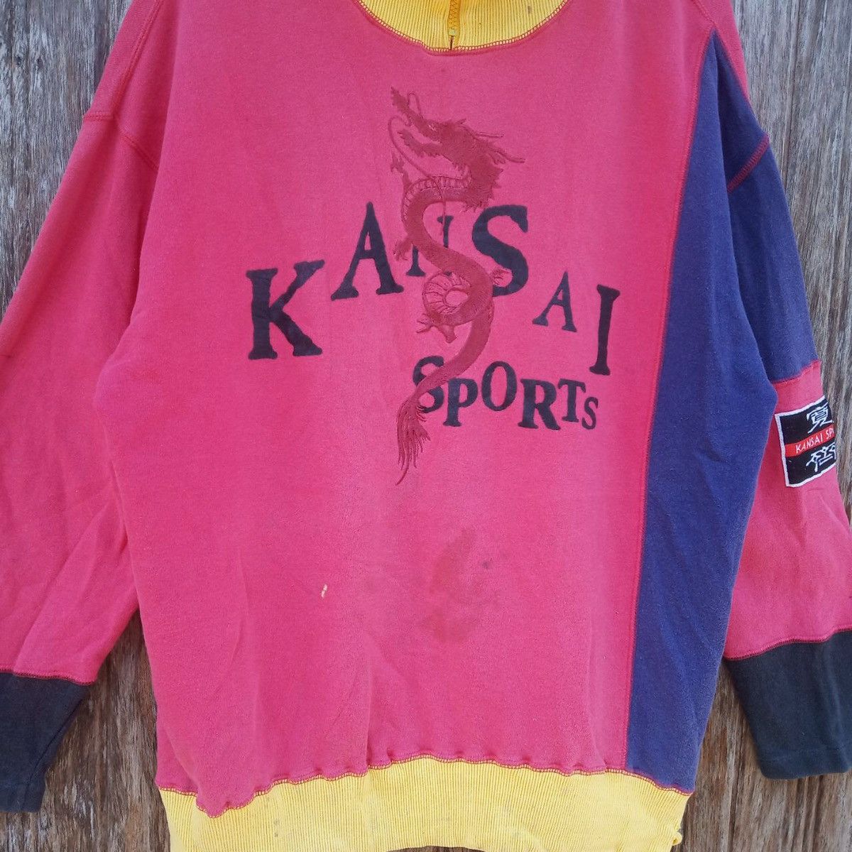 Japanese Brand Rare!! Kansai Sports Embroidery Logo Dragon Japan Size US L / EU 52-54 / 3 - 3 Thumbnail