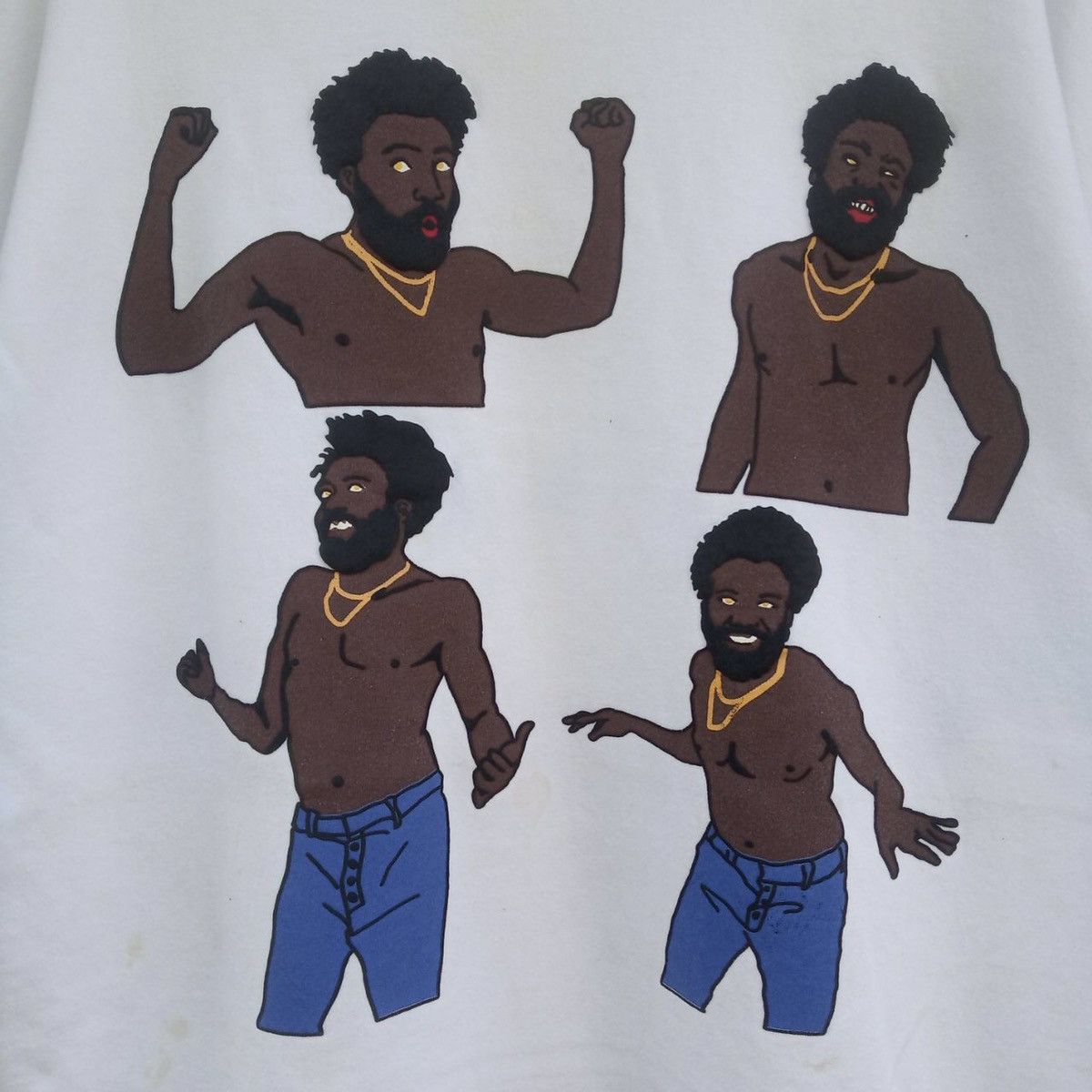 Band Tees Vintage Childish Gambino American Hip Hop Singer Rapper Size US L / EU 52-54 / 3 - 2 Thumbnail