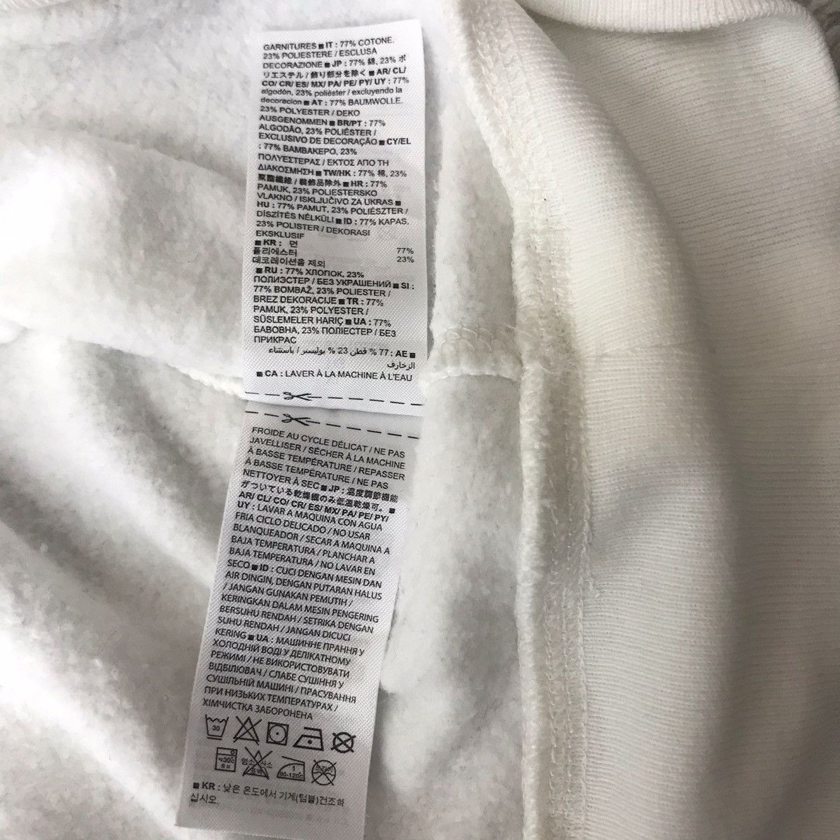 Gap GAP ORIGINAL Big Embroidered White Sweatshirt Size US XL / EU 56 / 4 - 7 Thumbnail