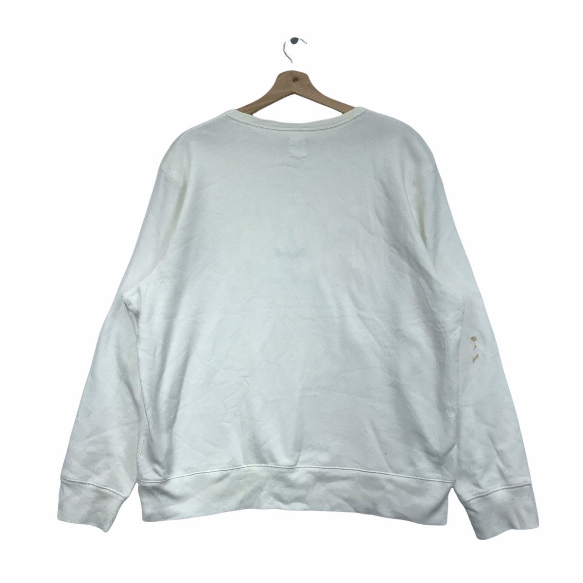 Gap GAP ORIGINAL Big Embroidered White Sweatshirt Size US XL / EU 56 / 4 - 5 Thumbnail