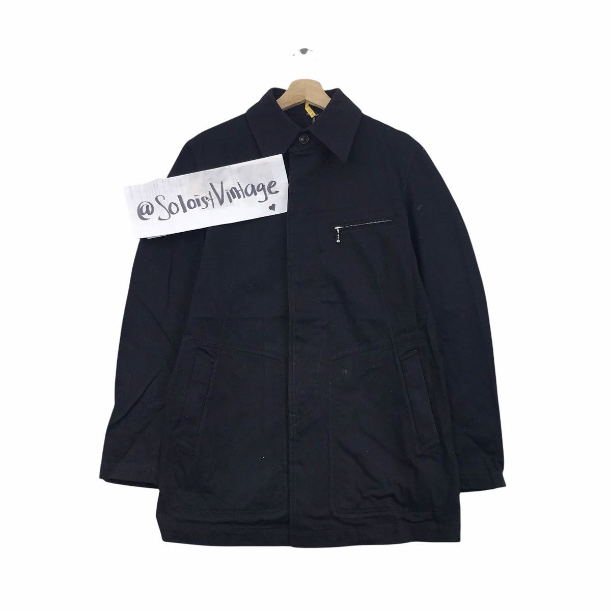 MORGAN DE TOI France Designer Black Long Jacket