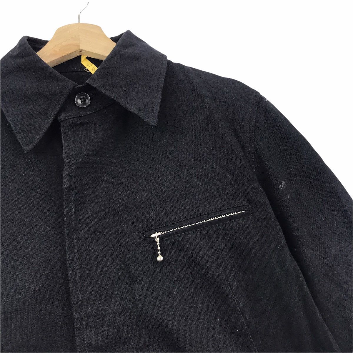 Morgan Homme MORGAN DE TOI France Designer Black Long Jacket Size US L / EU 52-54 / 3 - 3 Thumbnail