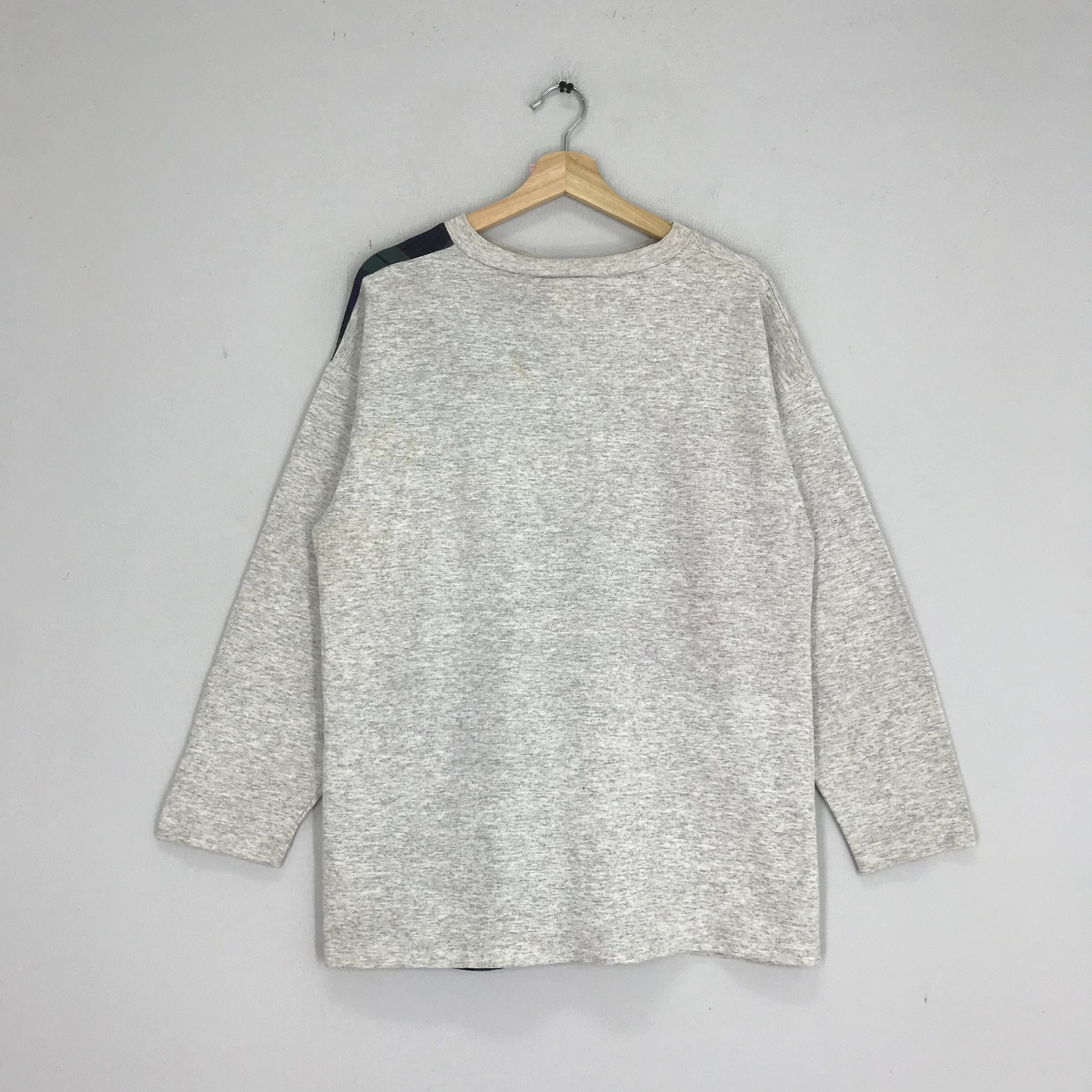 Vintage Vintage 90s Willow Ridge Art Checkered Pattern Sweatshirt Size US M / EU 48-50 / 2 - 2 Thumbnail
