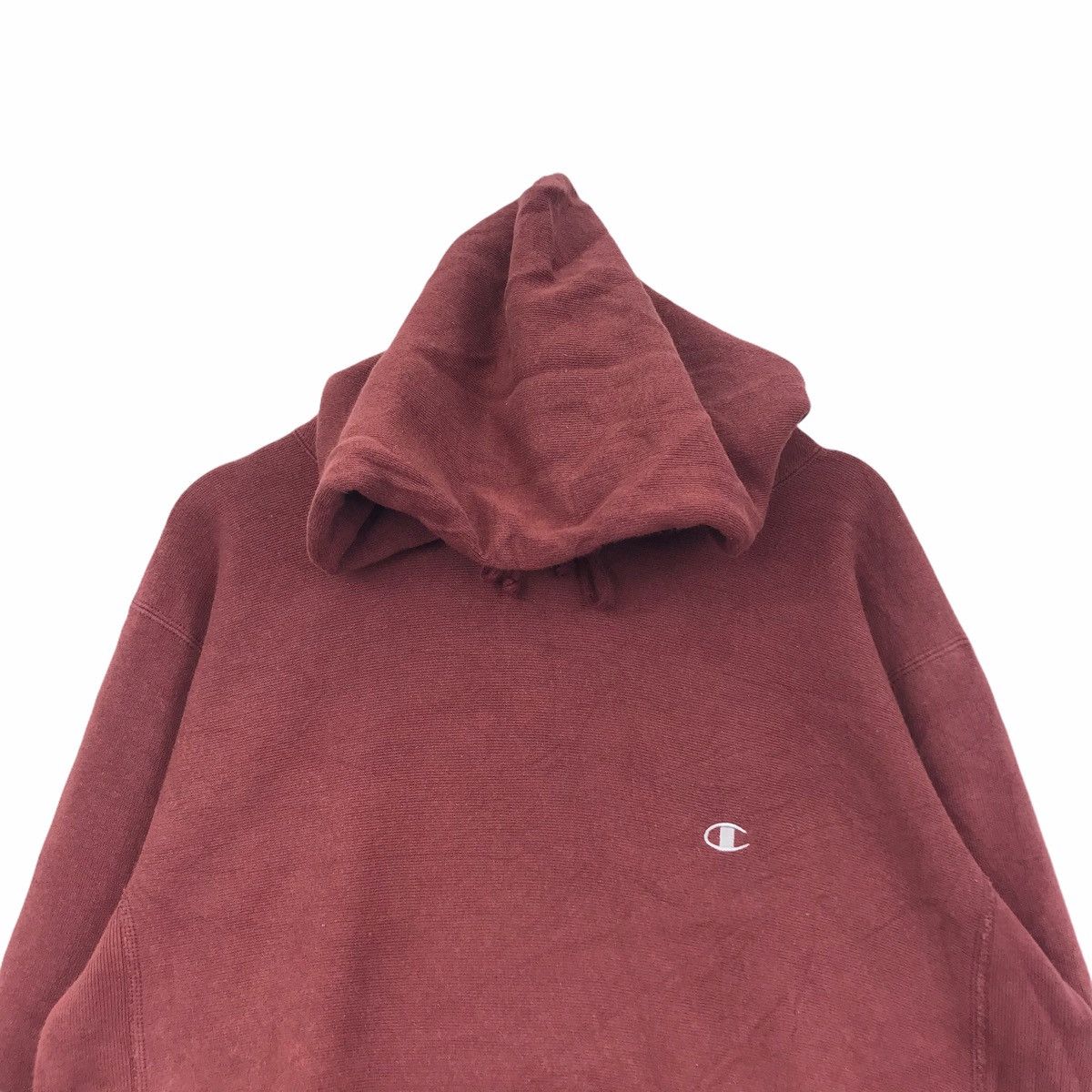 Champion × Vintage Vintage CHAMPION REVERSE WEAVE Warm up Maroon Hoodie Size US XL / EU 56 / 4 - 2 Thumbnail