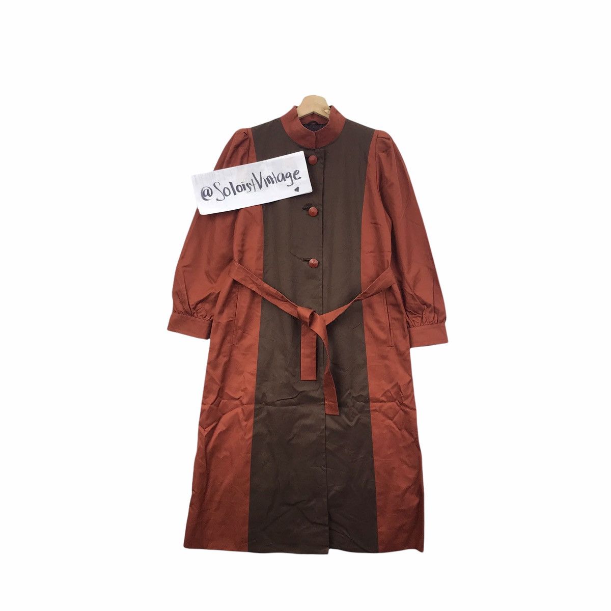 YVES SAINT LAURENT Overcoat Long Dress YSL Paris