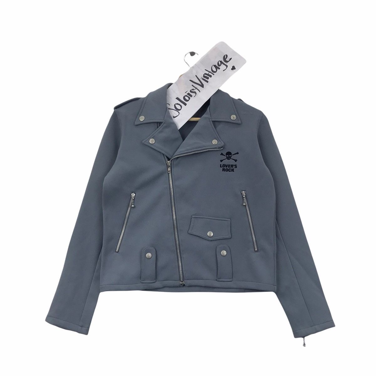 Vintage SUPER LOVERS PUNK Japan Bondage Double Colar Jacket Lovers Size US S / EU 44-46 / 1 - 1 Thumbnail
