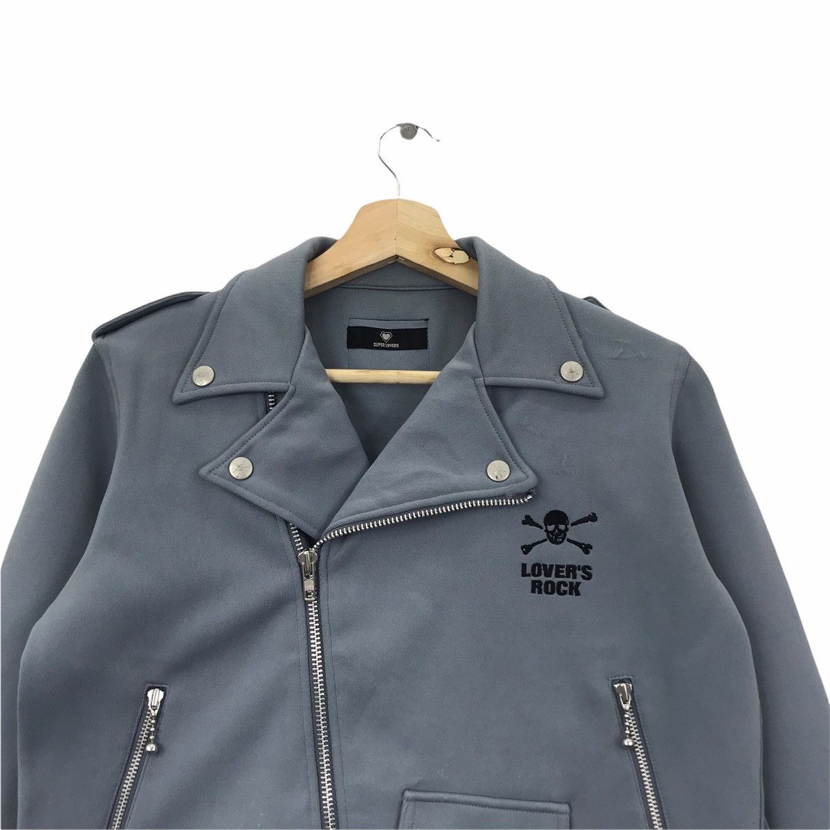 Vintage SUPER LOVERS PUNK Japan Bondage Double Colar Jacket Lovers Size US S / EU 44-46 / 1 - 2 Thumbnail