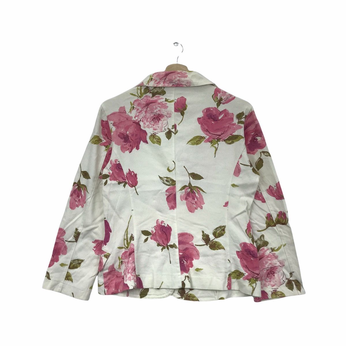 Vintage JOLIE JOLIE EMOTION Italian Designer Flowers Coat Roses Size US S / EU 44-46 / 1 - 3 Thumbnail