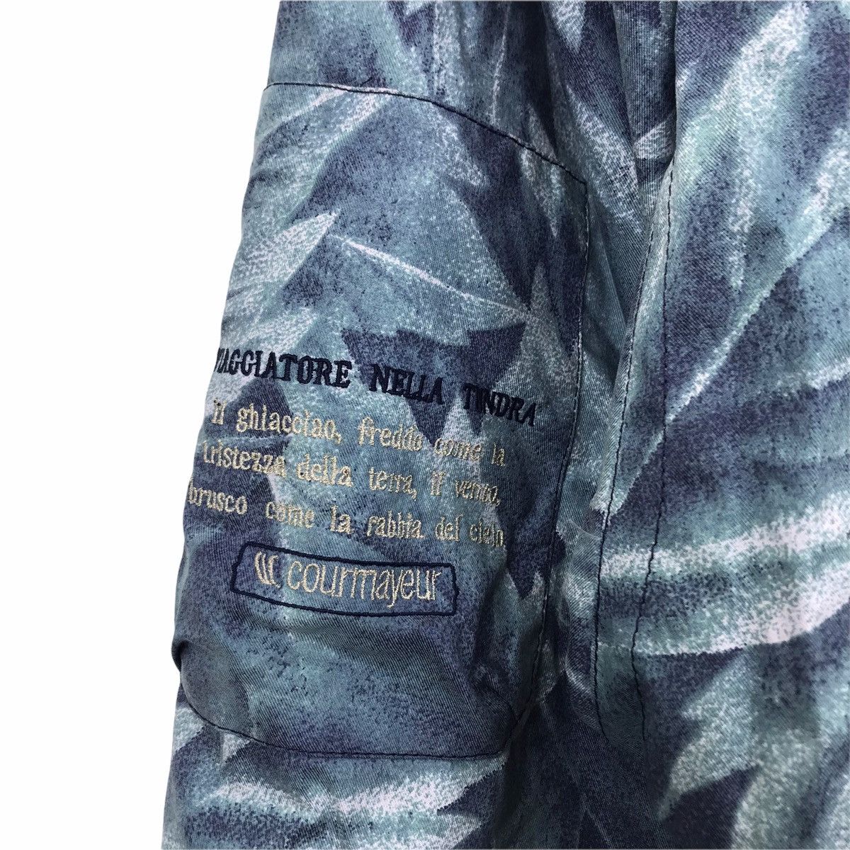 Japanese Brand COURMAYEUR Leaf Overprint Japanese Brand Ski Outdoor Jacket Size US L / EU 52-54 / 3 - 6 Thumbnail