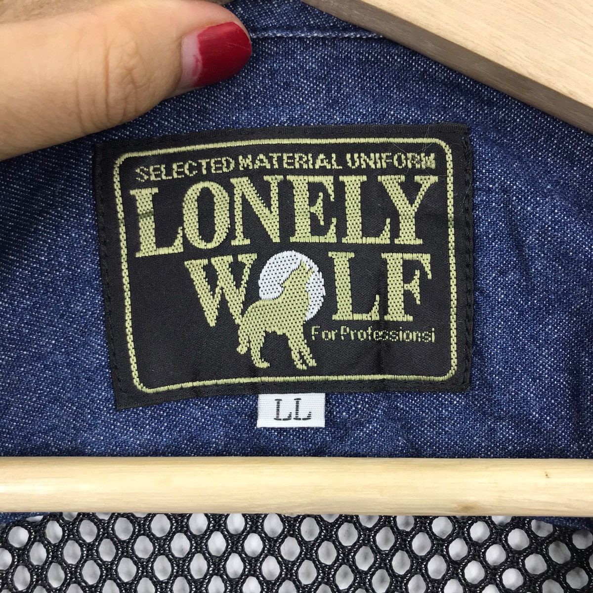 Japanese Brand LONELY WOLF Japanese Brand Denim Jeans Tactical Vest Fish Size US M / EU 48-50 / 2 - 5 Thumbnail