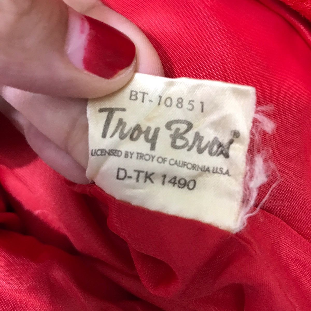 Vintage Vintage TROY BROS Japanese Brand Wool Varsity Jacket Size US S / EU 44-46 / 1 - 7 Thumbnail