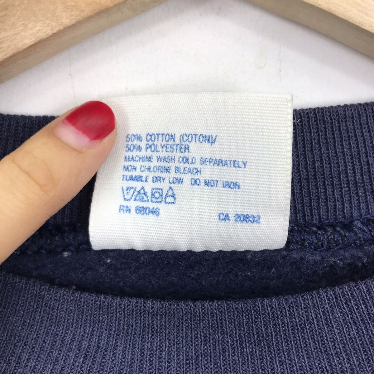 Vintage Vintage 80s DISCUS ATHLETIC USA Sportswear Blue Sweatshirt Size US M / EU 48-50 / 2 - 6 Thumbnail