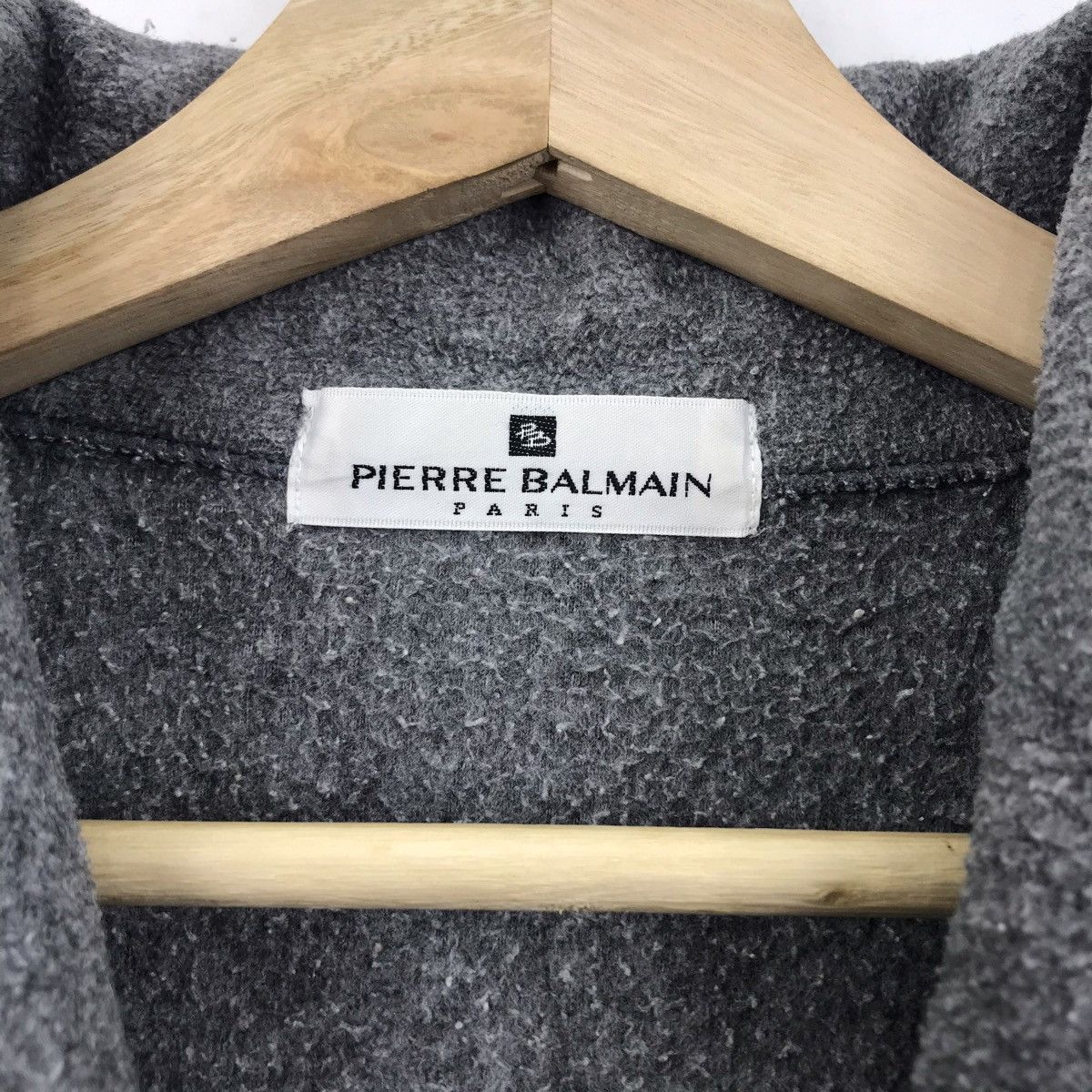 Pierre Balmain Vintage PIERRE BALMAIN PARIS Brand Designer Grey Sweatshirt Size US XXL / EU 58 / 5 - 4 Thumbnail