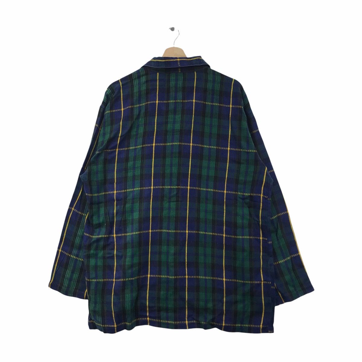 Pierre Balmain Vintage PIERRE BALMAIN PARIS By Vent Vert Tartan Check Shirt Size US XL / EU 56 / 4 - 2 Thumbnail