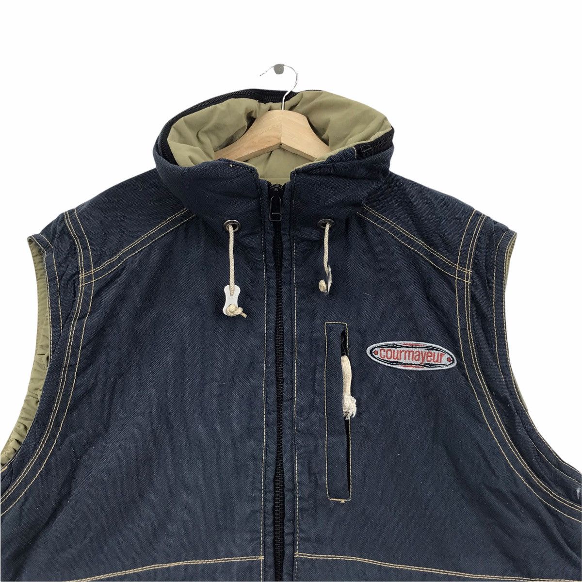 Japanese Brand Vintage COURMAYEUR Japanese Brand Fishing Tactical Vest Size US XL / EU 56 / 4 - 3 Thumbnail