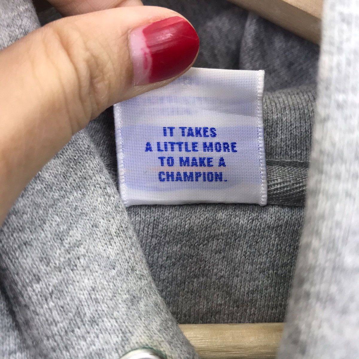 Champion CHAMPION Streetwear Sportswear Big Embroidered Hoodie Size US M / EU 48-50 / 2 - 6 Thumbnail