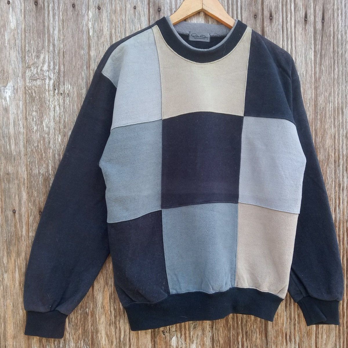 Vintage Vintage Colourblock Style Patch Inspired Avant Garde Jumper Size US M / EU 48-50 / 2 - 3 Thumbnail