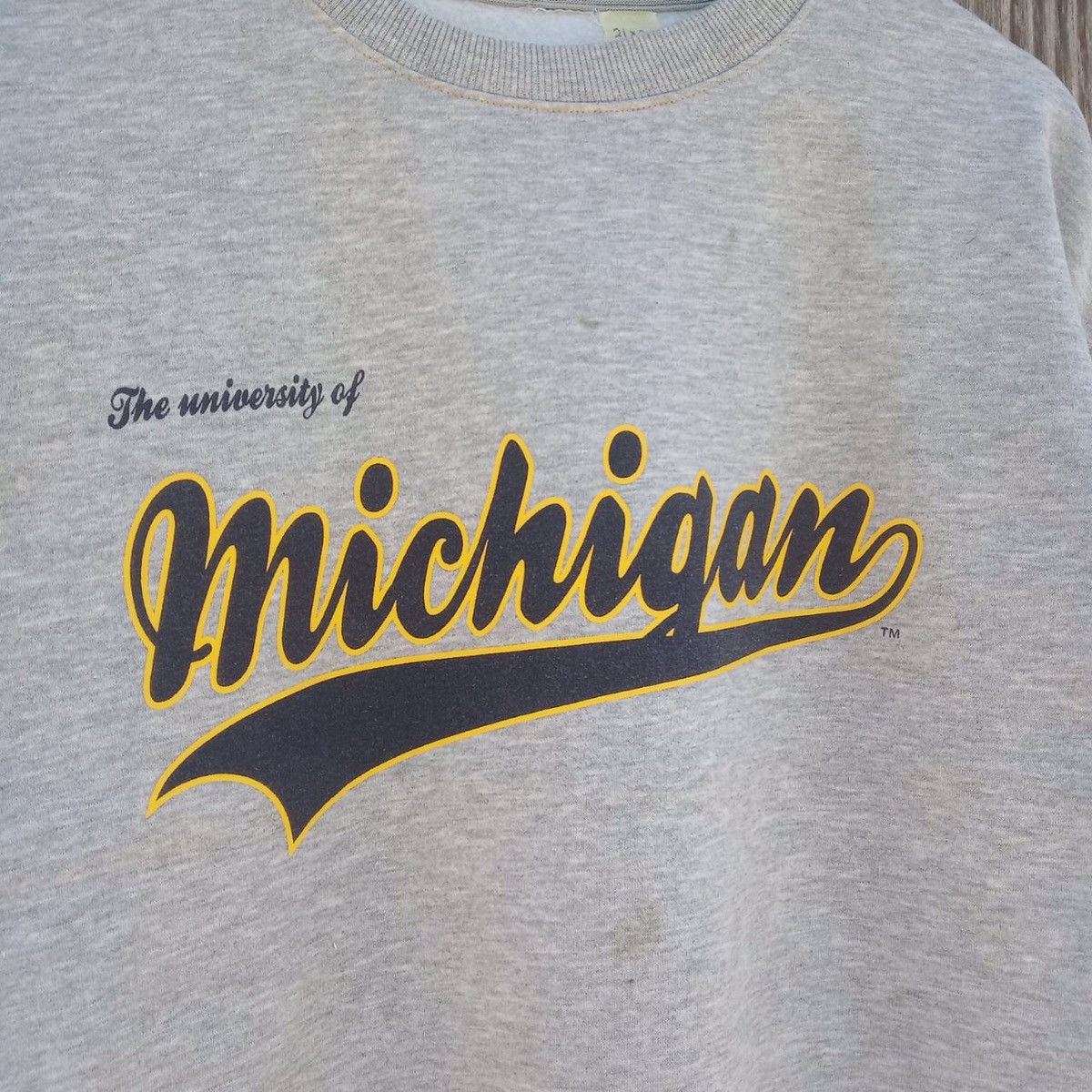 Vintage Vintage University of Michigan Logo Sweatshirt Size US M / EU 48-50 / 2 - 3 Thumbnail
