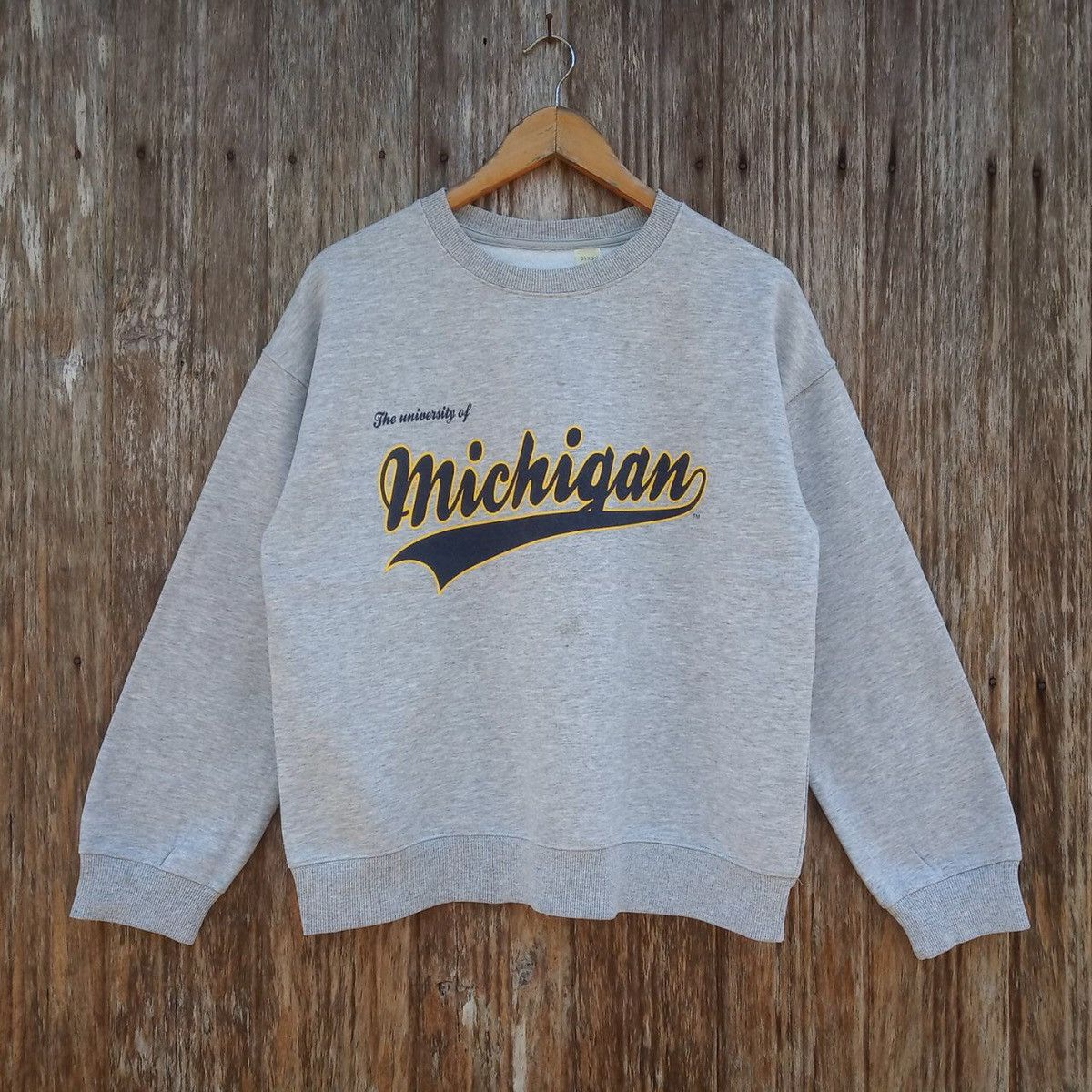 Vintage Vintage University of Michigan Logo Sweatshirt Size US M / EU 48-50 / 2 - 1 Thumbnail