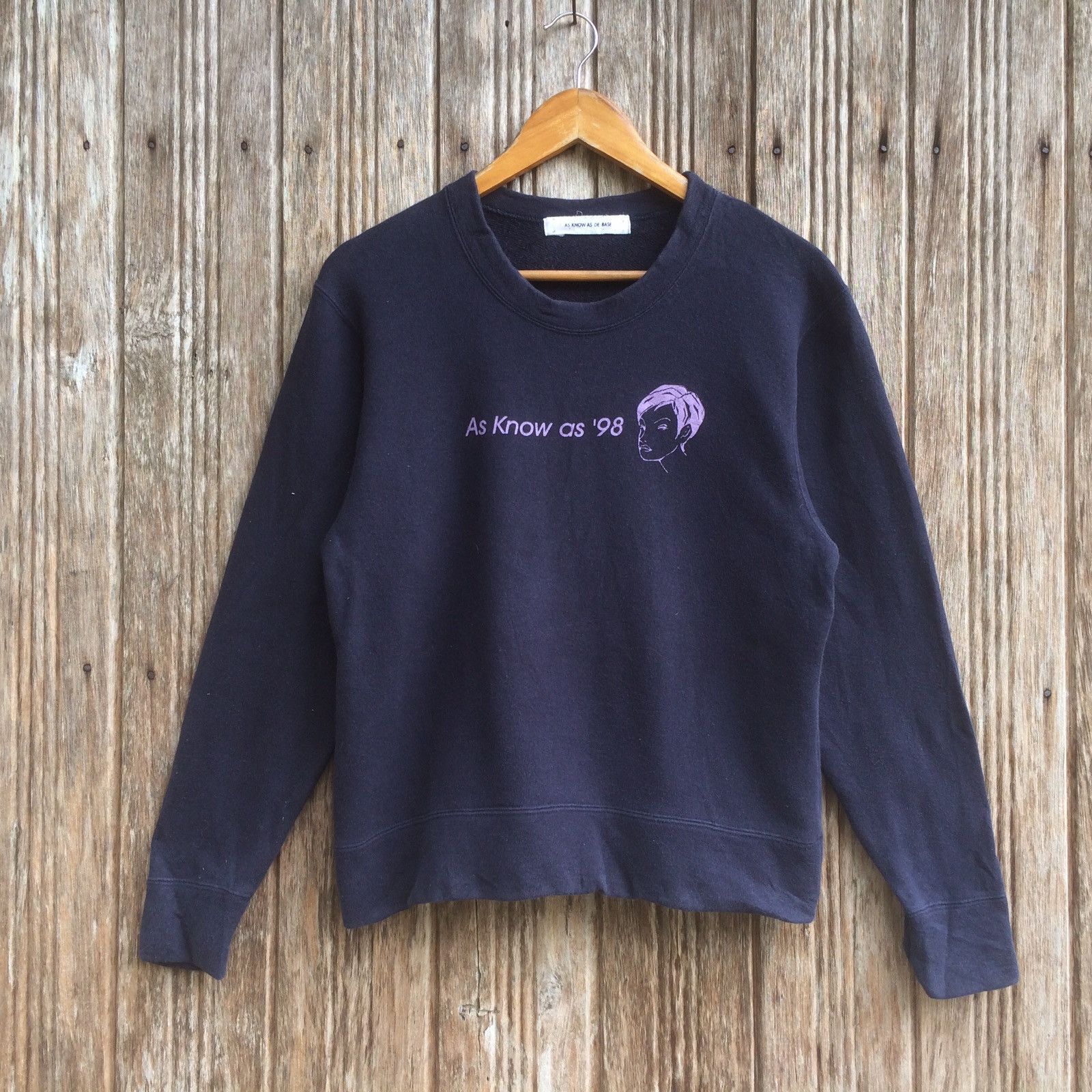 Japanese Brand As Know As 98 Sweatshirt Japanese Brand Size US S / EU 44-46 / 1 - 1 Thumbnail