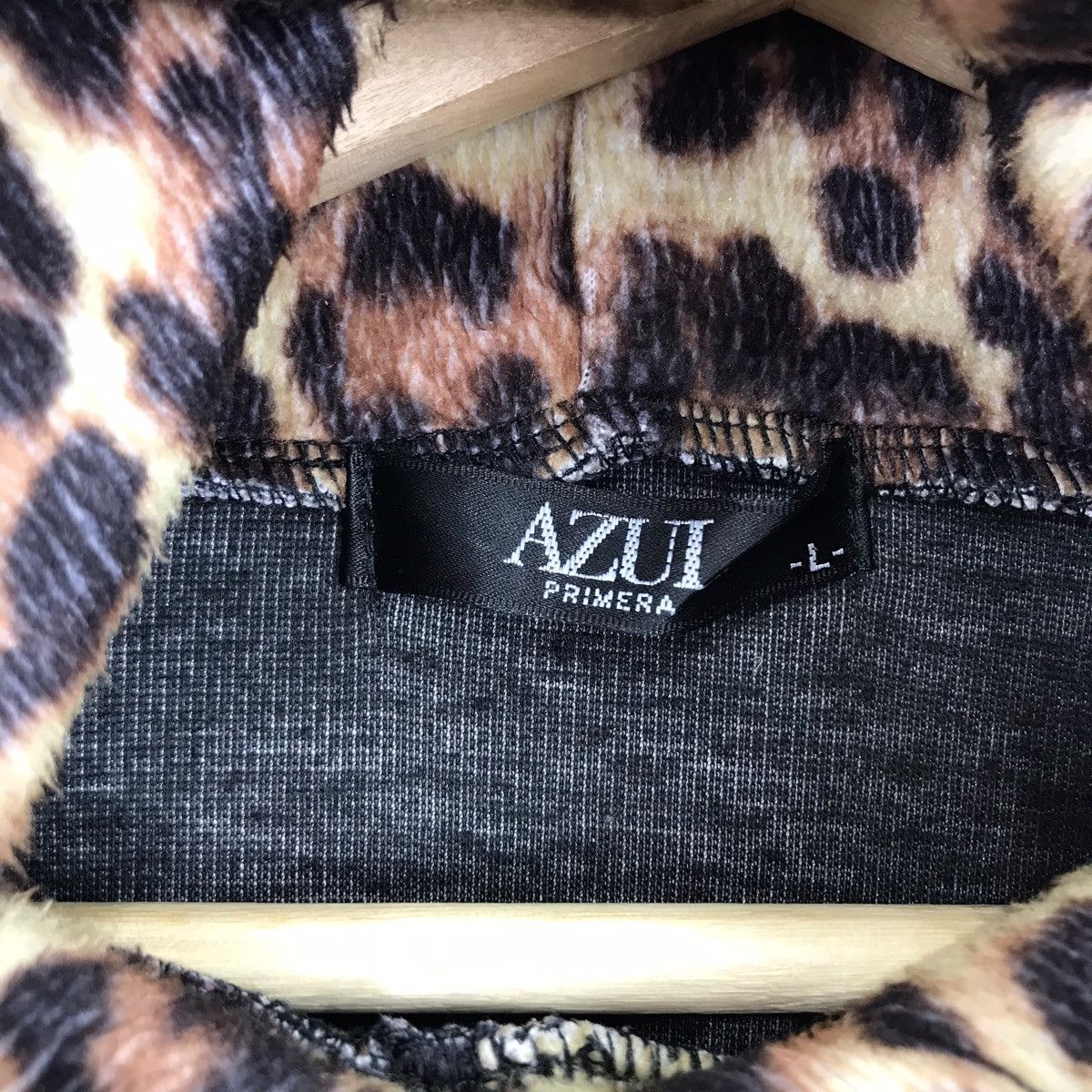 Japanese Brand AZUL PRIMERA By MOUSSY Japanese Brand Leopard Hoodie Size US XL / EU 56 / 4 - 4 Thumbnail