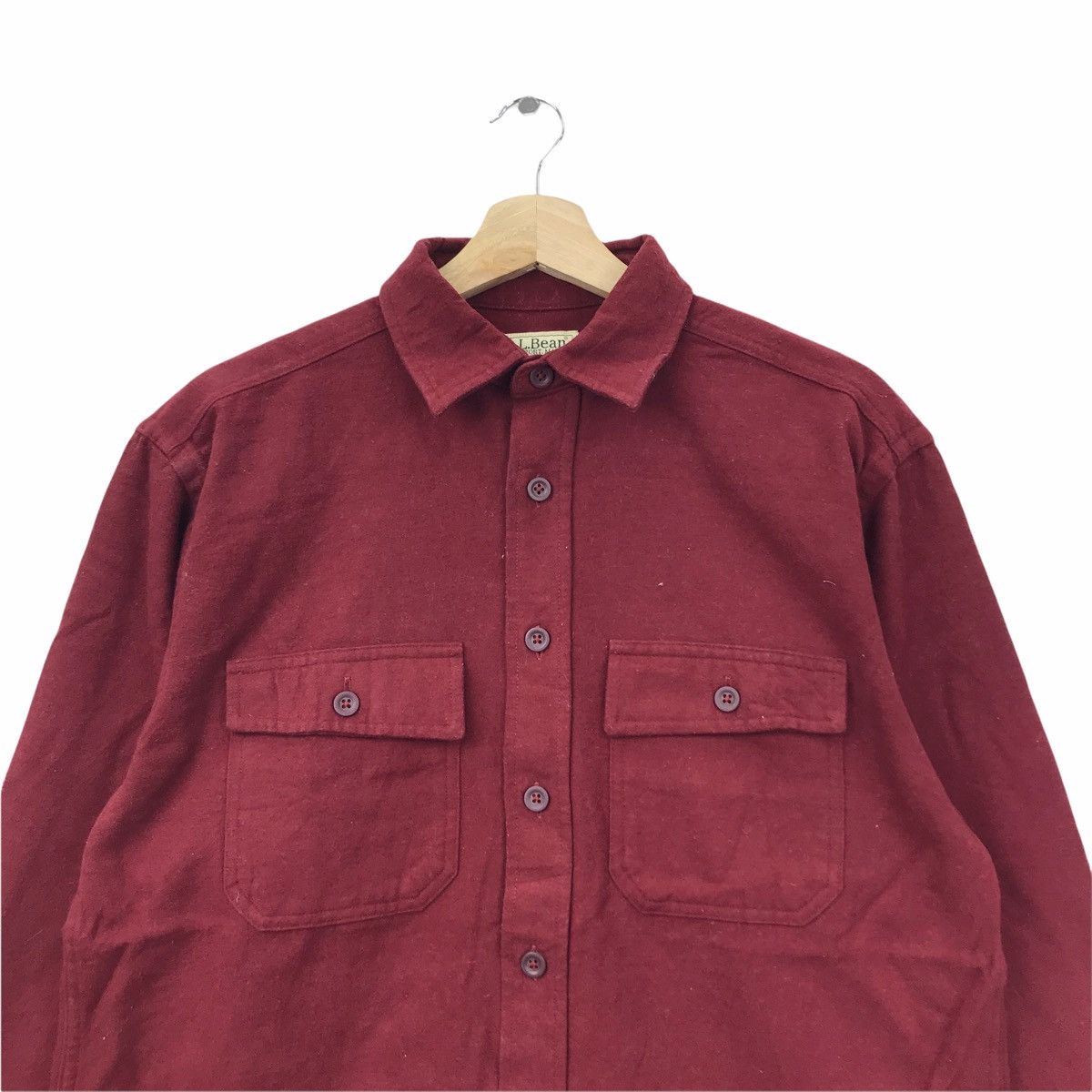 L.L. Bean LL BEAN USA Chamois Red Maroon Shirt L.L Bean Size US M / EU 48-50 / 2 - 3 Thumbnail