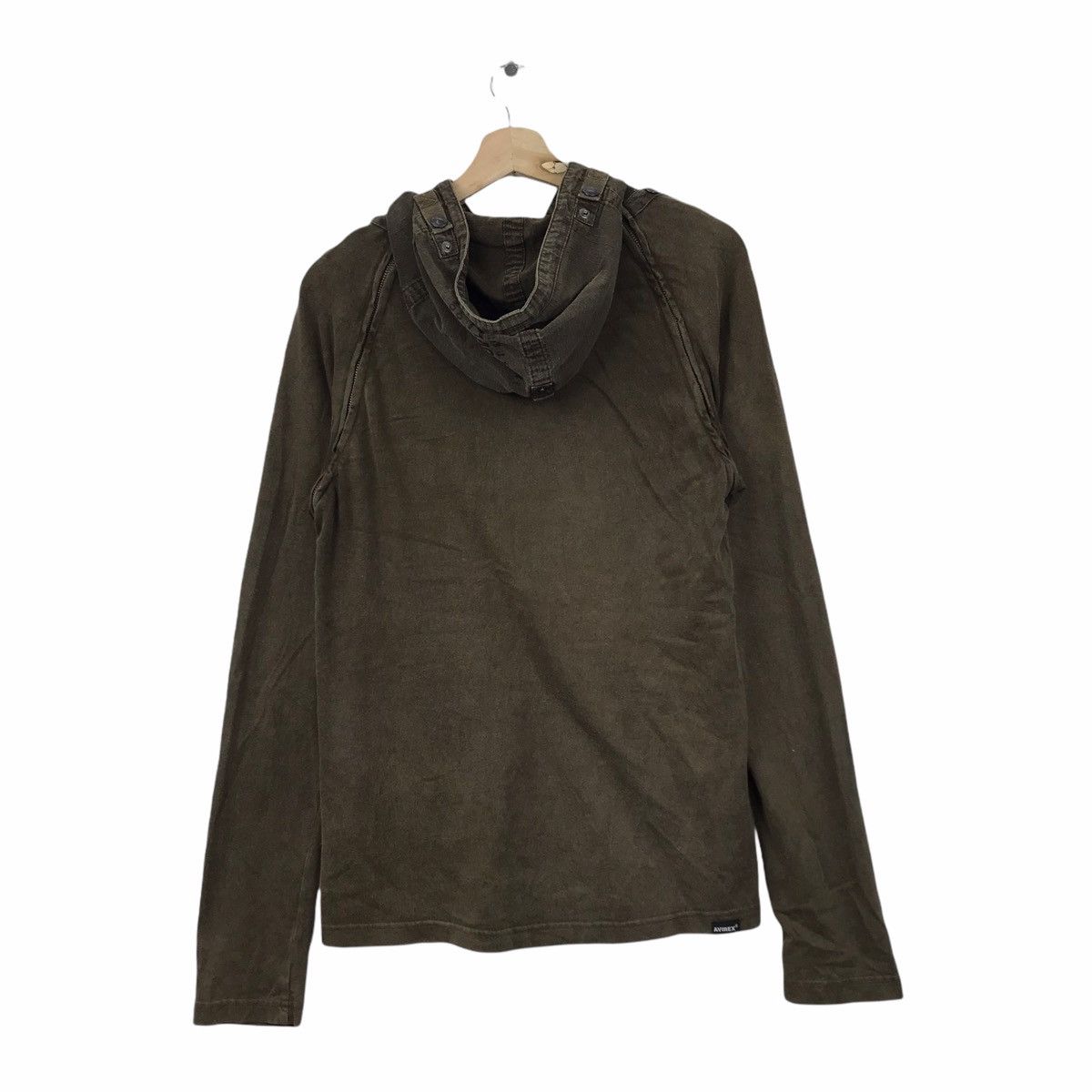 Avirex AVIREX USA Aero Mail Us Army Green Hoodie Sweatshirt Size US S / EU 44-46 / 1 - 2 Thumbnail