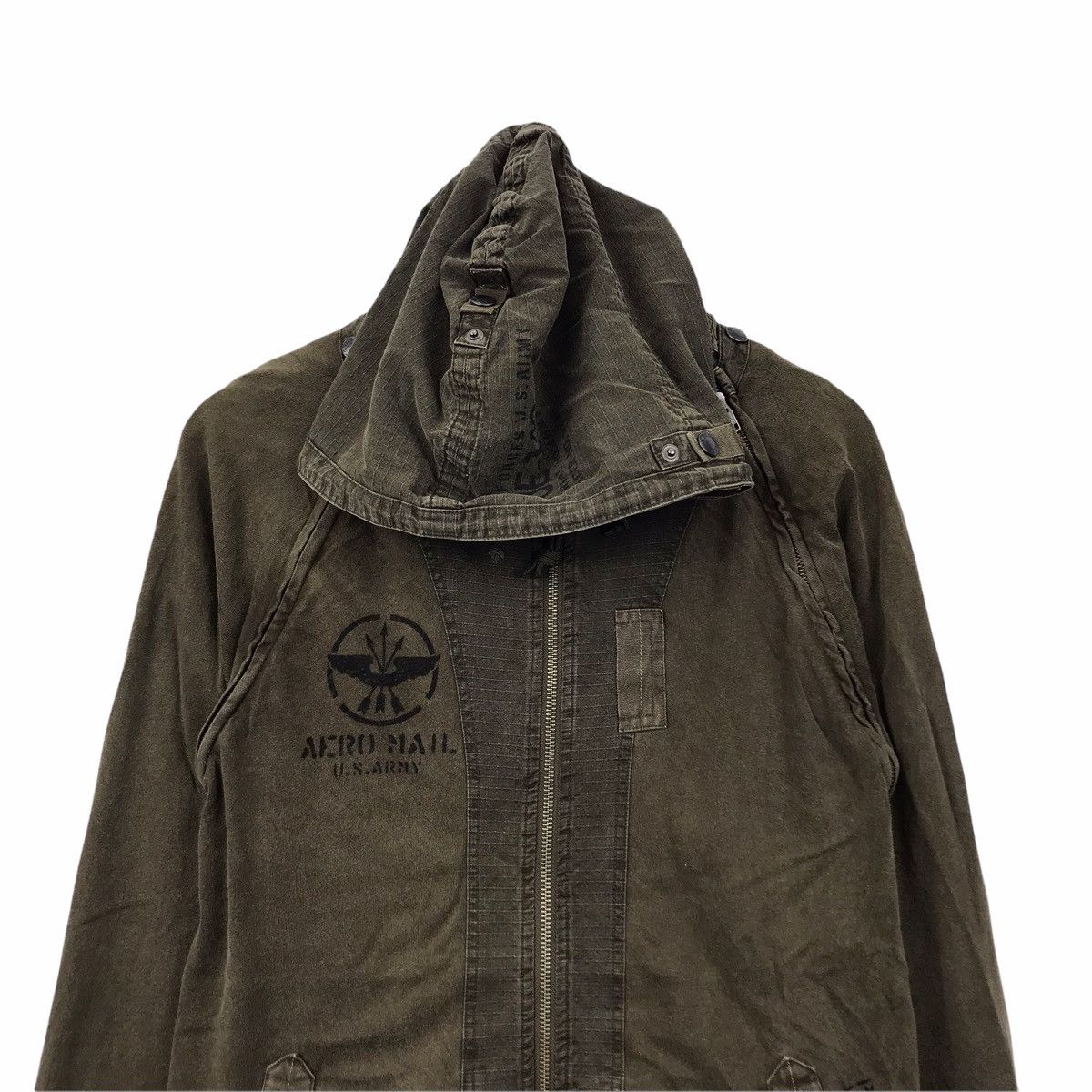 Avirex AVIREX USA Aero Mail Us Army Green Hoodie Sweatshirt Size US S / EU 44-46 / 1 - 3 Thumbnail