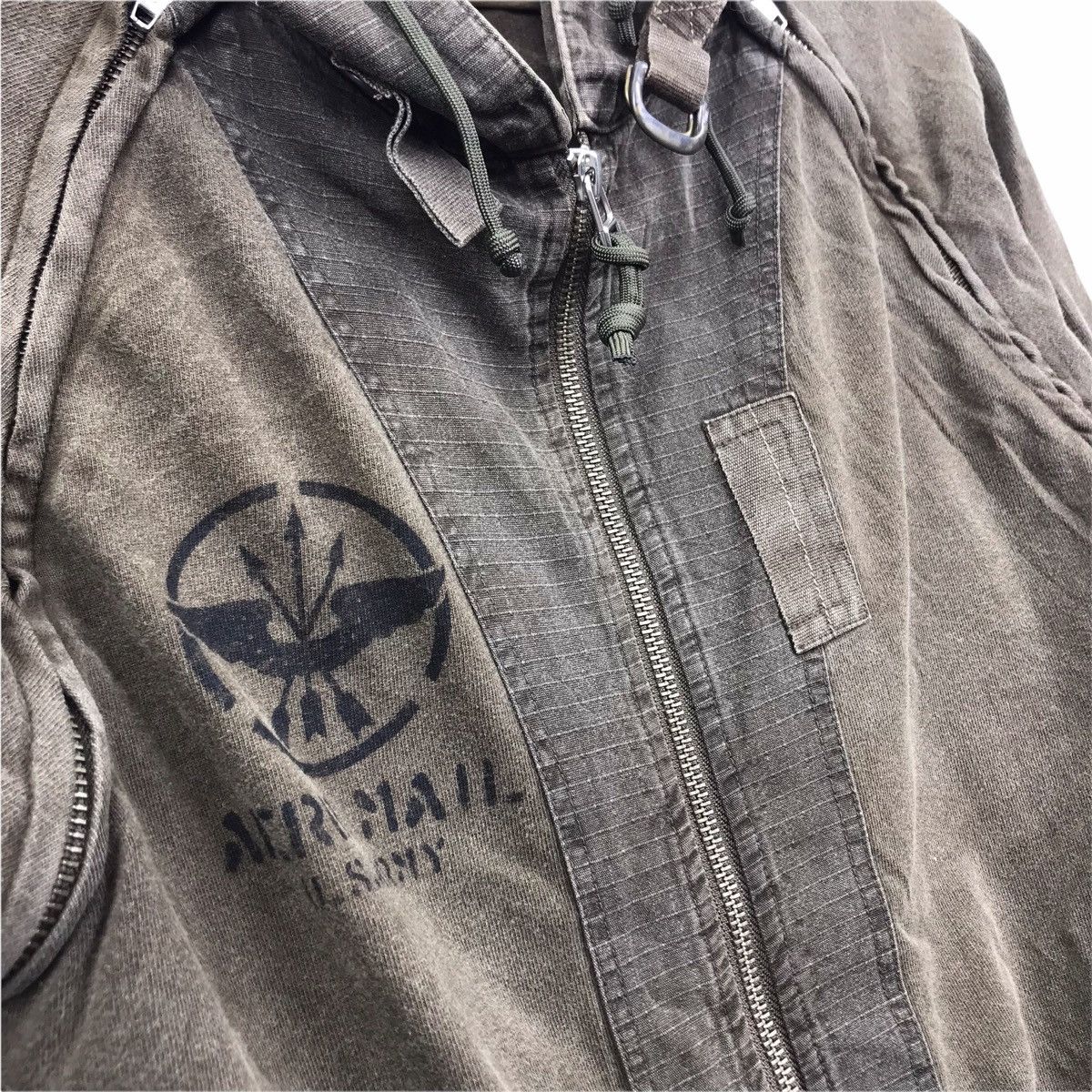 Avirex AVIREX USA Aero Mail Us Army Green Hoodie Sweatshirt Size US S / EU 44-46 / 1 - 6 Thumbnail