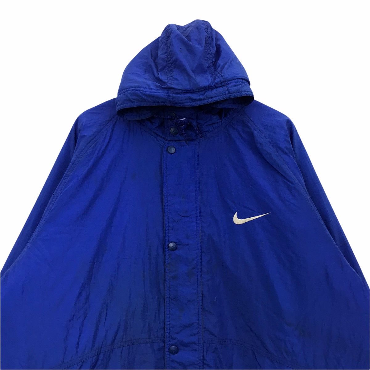 Nike Vintage NIKE SWOOSH Big Logo Hoodie Parka Jacket Size US XL / EU 56 / 4 - 3 Thumbnail
