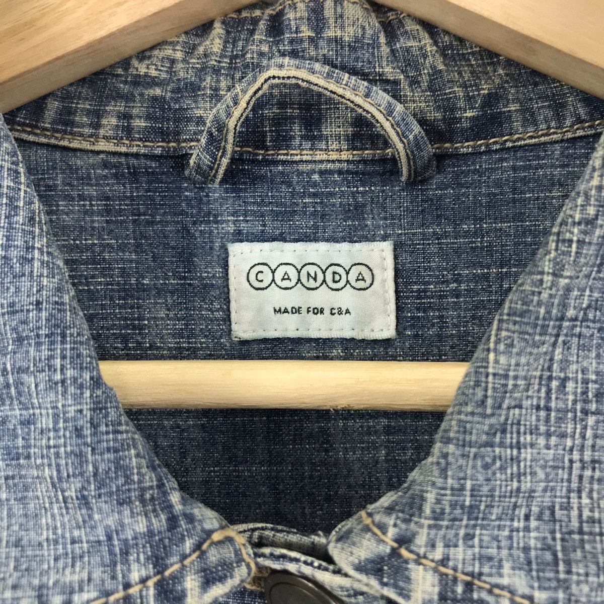 Vintage CANDA By C&A Belgian Germany Brand Jeans Jacket Size US M / EU 48-50 / 2 - 4 Thumbnail