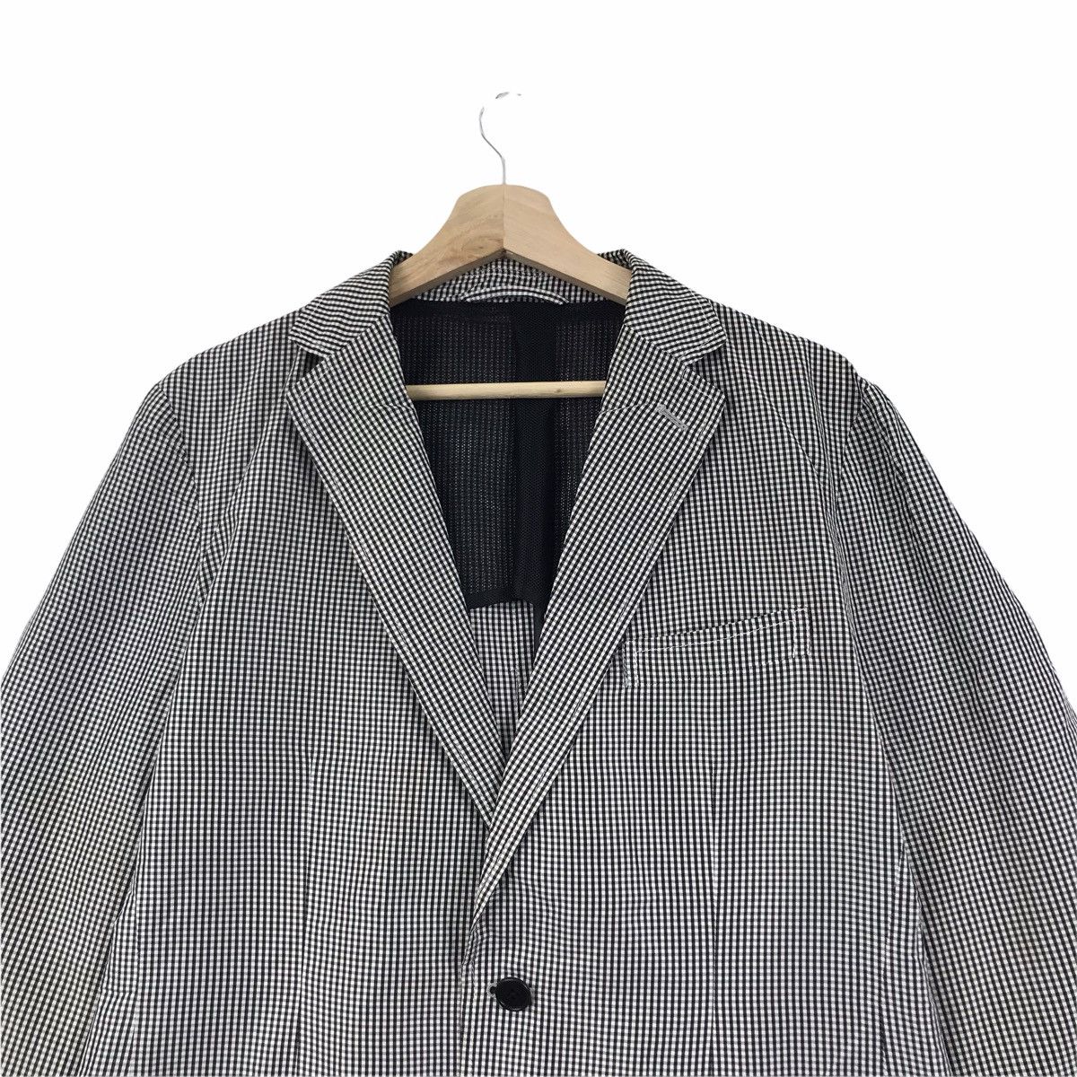 United Arrows UNITED ARROW Japanese Brand Check Blazer Coat Jacket Size US M / EU 48-50 / 2 - 3 Thumbnail