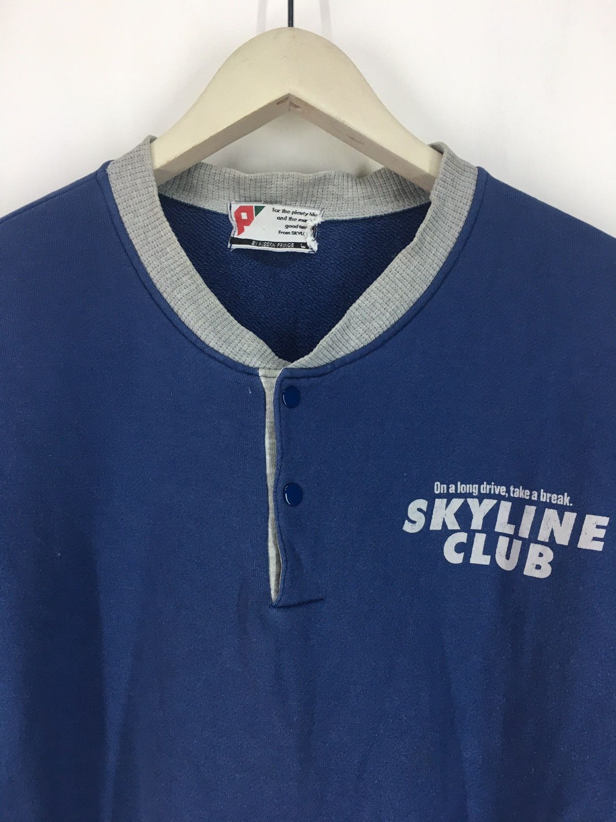 Japanese Brand Vintage 80s Nissan Skyline Club sweatshirt Size US L / EU 52-54 / 3 - 3 Thumbnail