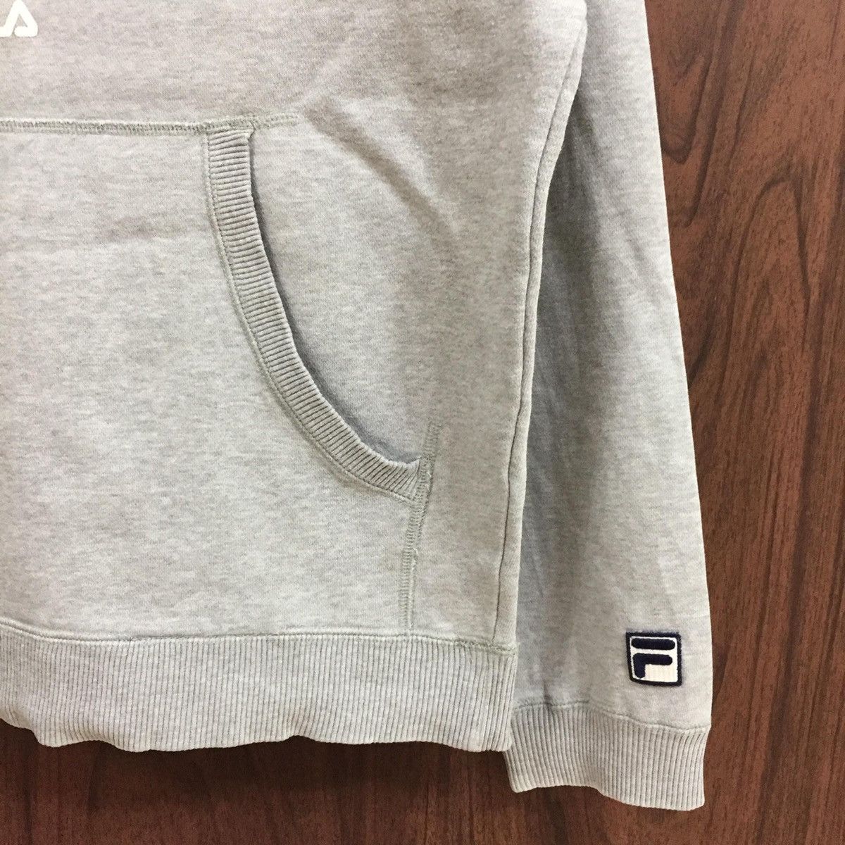 Fila Vintage Fila hoodie spell out Biella Italia size S fits M Size US M / EU 48-50 / 2 - 6 Thumbnail
